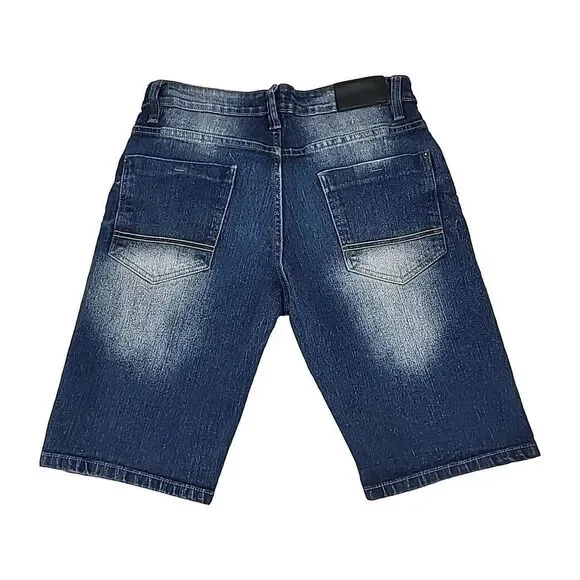 Vintage Southpole Bermuda Jean Shorts Men's 30x11 Y2K Jorts Acid Wash Preppy - Picture 2 of 12